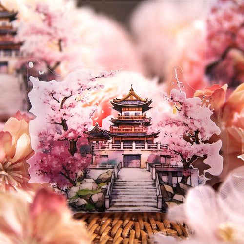 Jotlink 20 Pcs Seasonal Landscape PET Stickers TYSS