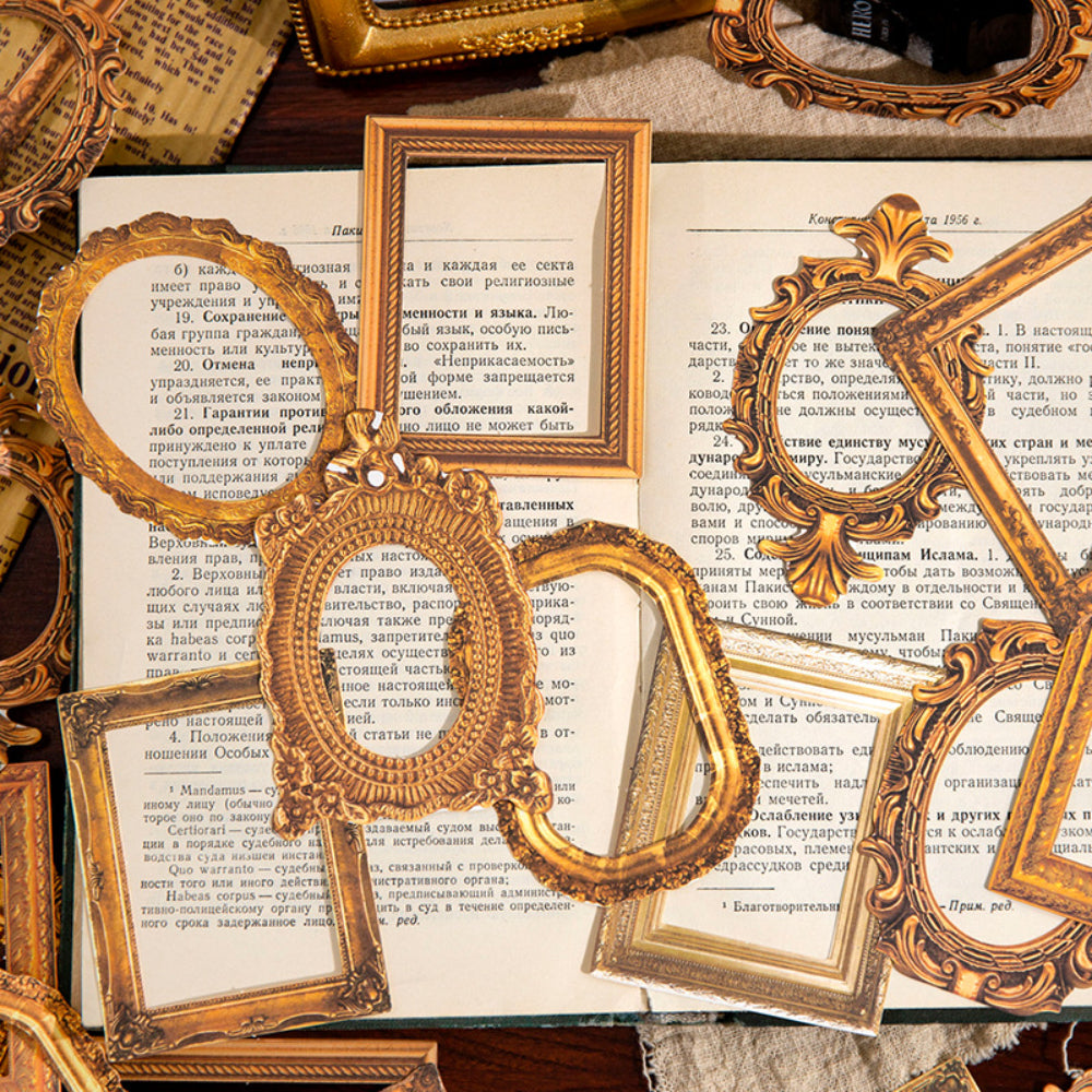 Jotlink 30 Pcs Vintage Photo Frame Cardstock Paper YSDC