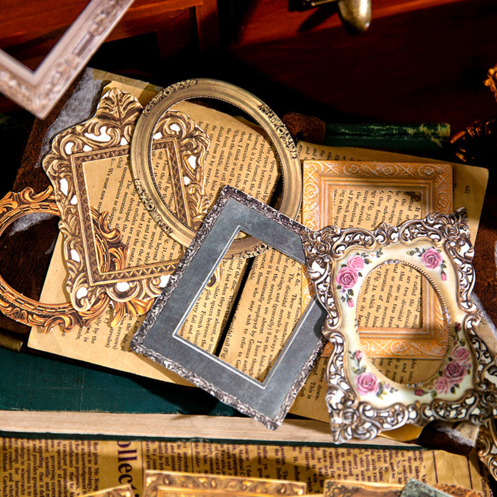 Jotlink 30 Pcs Vintage Photo Frame Cardstock Paper YSDC